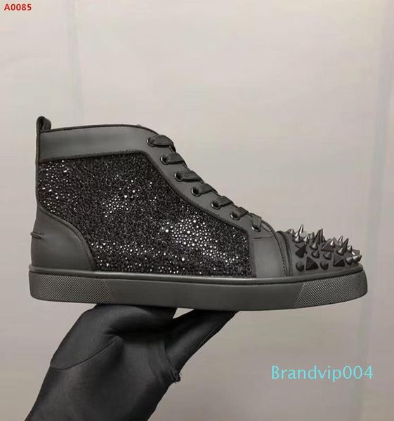 lovers shoes 2020 new men's rivet cool style leather upper luxury designer sheepskin lining casual shoes non-slip leather outsole, Black
lovers shoes 2020 new men's rivet cool style leather upper luxury designer sheepskin lining casual shoes non-slip leather outsole, Black