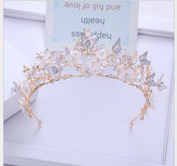 korean wedding hairdress wedding dress accessories butterfly flower princess crown new headdress, Slivery;golden
korean wedding hairdress wedding dress accessories butterfly flower princess crown new headdress, Slivery;golden
