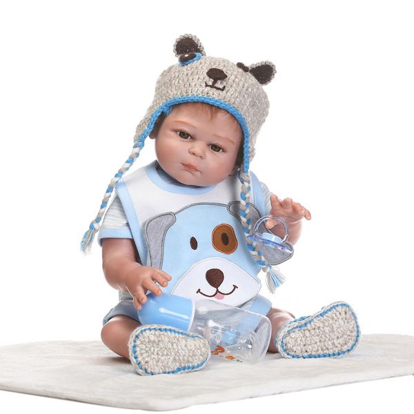 krt 20 inch newborn baby doll toy kids adorable simulation baby doll with clothes & pacifier & milk bottle
krt 20 inch newborn baby doll toy kids adorable simulation baby doll with clothes & pacifier & milk bottle