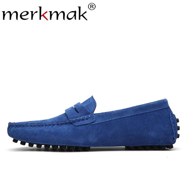 merkmak spring suede leather men's loafers shoes fashion slip on soft outdoor men boat shoe big size 38-49 man's footwear flats, Black
merkmak spring suede leather men's loafers shoes fashion slip on soft outdoor men boat shoe big size 38-49 man's footwear flats, Black