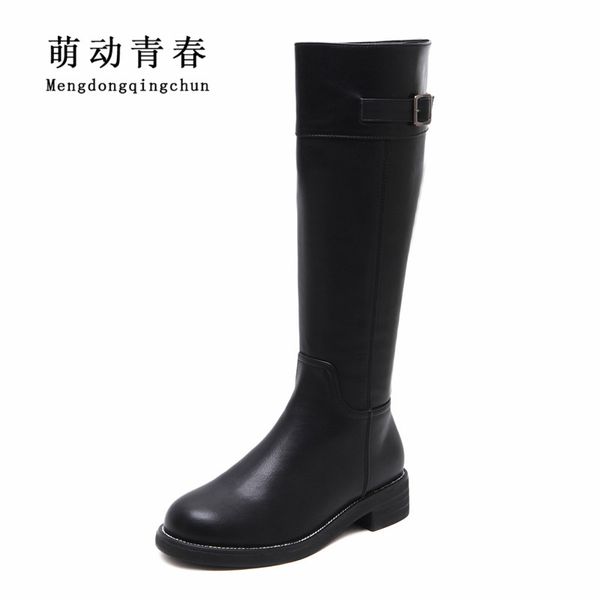 women fashion long boots 2017 women knight boots winter with plush round toe zipper, Black
women fashion long boots 2017 women knight boots winter with plush round toe zipper, Black