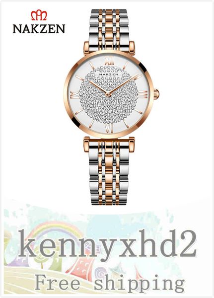 e987 2020 full sky star watch net red explosion japanese movement waterproof diamond band ss4056l, Slivery;brown
e987 2020 full sky star watch net red explosion japanese movement waterproof diamond band ss4056l, Slivery;brown