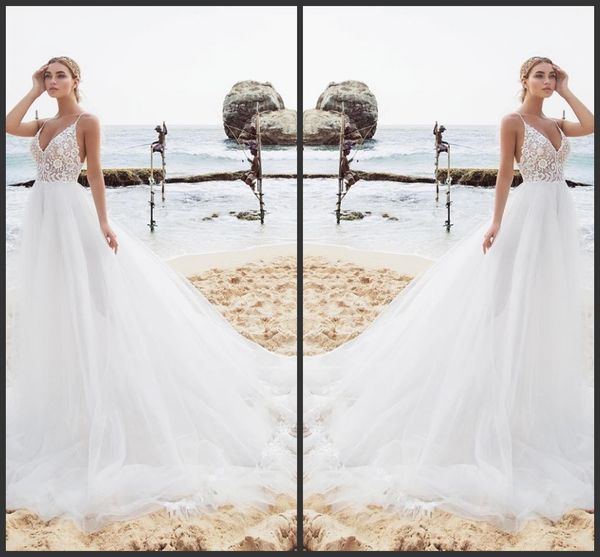 a line white tulle v neck beach wedding dresses bridal gowns 2019 country spring wedding gowns modest vestidos de novia
a line white tulle v neck beach wedding dresses bridal gowns 2019 country spring wedding gowns modest vestidos de novia