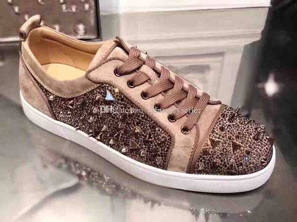 black suede leather with pik pik strass red soles orlato junior spikes red bottom designer sneakers flat men fashion luxury wedding dress
black suede leather with pik pik strass red soles orlato junior spikes red bottom designer sneakers flat men fashion luxury wedding dress