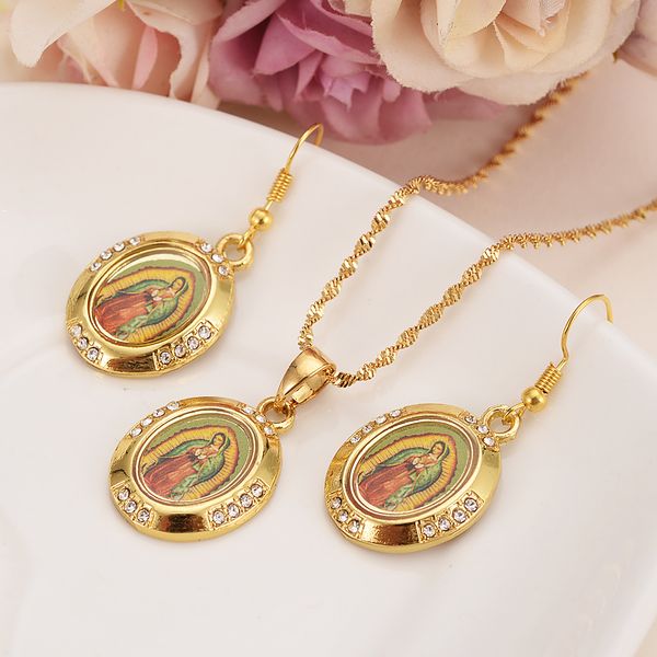 gold virgin mary religions jewelry set trendy our lady women men party czjewelry cross pendant earring set for women girls gift, Slivery;golden
gold virgin mary religions jewelry set trendy our lady women men party czjewelry cross pendant earring set for women girls gift, Slivery;golden