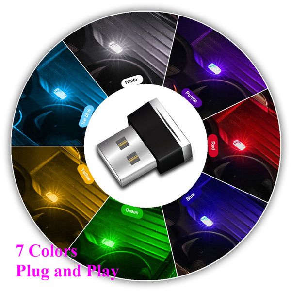 7pcs/pack portable plug and play 7 colors car usb light led atmosphere lights decorative lamp emergency lighting enjoy christmas
7pcs/pack portable plug and play 7 colors car usb light led atmosphere lights decorative lamp emergency lighting enjoy christmas