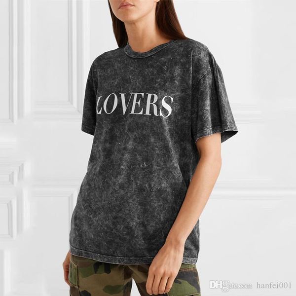 19ss am1r1 серый crack футболка lovers printed мужчины женщины summer street vintage простой короткие рукава повседневная мода tee футболка, White;black 
19ss am1r1 серый crack футболка lovers printed мужчины женщины summer street vintage простой короткие рукава повседневная мода tee футболка, White;black
