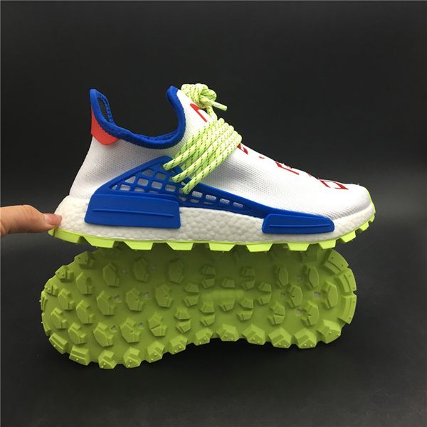 New N.E.R.D x Human Race Hu Designer White Blue Running Shoes World Printing Fashion Designer Trainer Sport Sneaker With Box
New N.E.R.D x Human Race Hu Designer White Blue Running Shoes World Printing Fashion Designer Trainer Sport Sneaker With Box