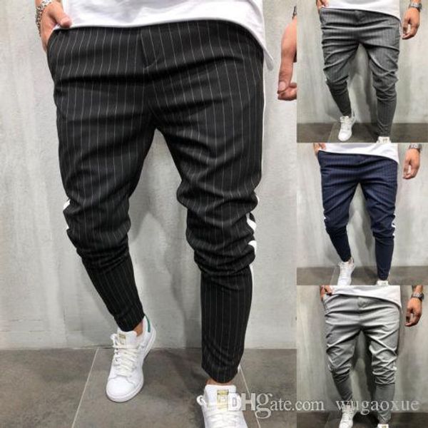 men's twill fashion jogger pants 2019 new stripe urban straight casual trousers slim streetwear fitness long joggers pants s-3xl, Black
men's twill fashion jogger pants 2019 new stripe urban straight casual trousers slim streetwear fitness long joggers pants s-3xl, Black