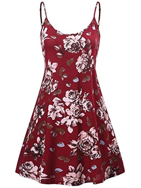 uget women's sleeveless adjustable strappy summer beach swing dress, Black;gray
uget women's sleeveless adjustable strappy summer beach swing dress, Black;gray
