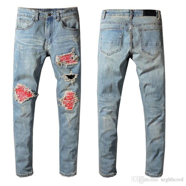 Mens Designer Pants Ripped Biker Jeans Slim Fit Mens Designer Jeans Denim for Men Fashion Designer Hip Hop Mens Jeans
Mens Designer Pants Ripped Biker Jeans Slim Fit Mens Designer Jeans Denim for Men Fashion Designer Hip Hop Mens Jeans