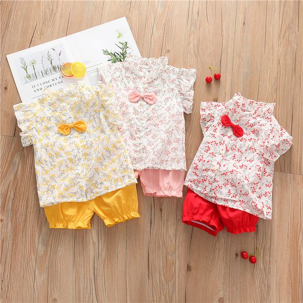 2020 toddler infant kids girl clothes set summer sleeveless floral ruffle bow blouse shorts clothing costume 2pcs 6m-4t, White
2020 toddler infant kids girl clothes set summer sleeveless floral ruffle bow blouse shorts clothing costume 2pcs 6m-4t, White