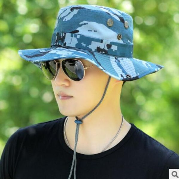 2019 spring and summer new camouflage fisherman hat high-grade thickening outdoor sunscreen mountaineering cap portable folding basin cap
2019 spring and summer new camouflage fisherman hat high-grade thickening outdoor sunscreen mountaineering cap portable folding basin cap