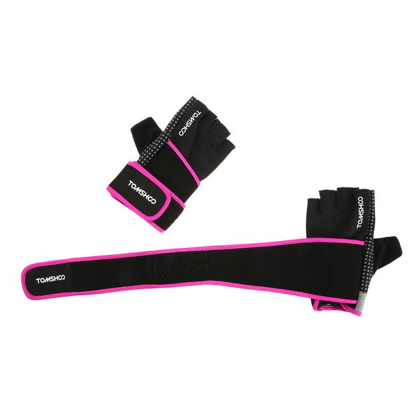 tomshoo fitness gloves anti-slip men women weight lifting gloves with wrist wrap bodybuilding sports exercise gym
tomshoo fitness gloves anti-slip men women weight lifting gloves with wrist wrap bodybuilding sports exercise gym