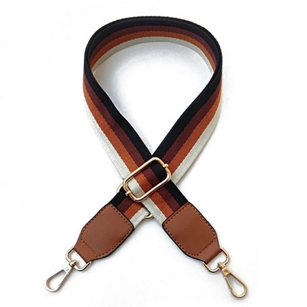 125cm fashion striped shoulder bag strap handbag wide belt bag handle diy replacement adjustable for accessories anse de sac, Black
125cm fashion striped shoulder bag strap handbag wide belt bag handle diy replacement adjustable for accessories anse de sac, Black