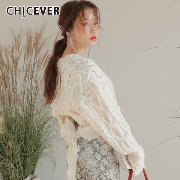chicever autumn bowknot sweater for women o neck long sleeve lace up oversized korean knitted pullover female fashion new 2019, White;black
chicever autumn bowknot sweater for women o neck long sleeve lace up oversized korean knitted pullover female fashion new 2019, White;black