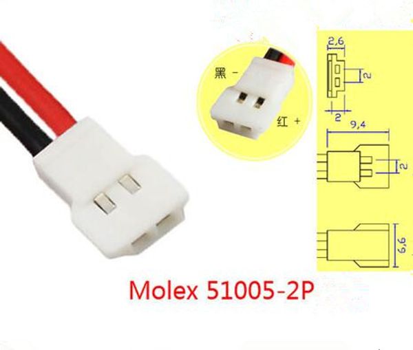 10 pcs 1s lipo battery balance charger cable molex 51005 male female plug 2.0mm pitch for indoor drone syma x5c hubsan x4
10 pcs 1s lipo battery balance charger cable molex 51005 male female plug 2.0mm pitch for indoor drone syma x5c hubsan x4