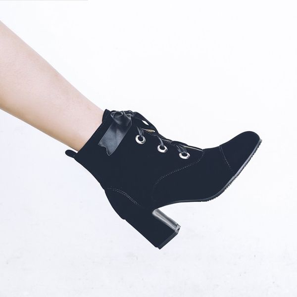 big size 11 12 13 fashion trend of euro-american fashion with square head, rough heel and short bottom boots, Black
big size 11 12 13 fashion trend of euro-american fashion with square head, rough heel and short bottom boots, Black