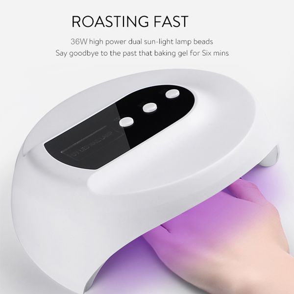 nail dryer for nail led uv lamp 36w lamp gel curing machine for manicure lcd display drying all gels polish art tools
nail dryer for nail led uv lamp 36w lamp gel curing machine for manicure lcd display drying all gels polish art tools
