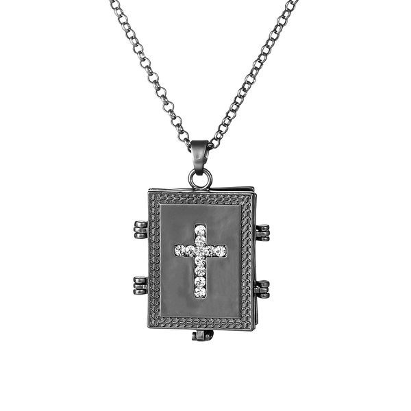matte black trendy christ jesus rhinestone cross locket men necklace expanding lover memory p locket pendant necklaces, Silver
matte black trendy christ jesus rhinestone cross locket men necklace expanding lover memory p locket pendant necklaces, Silver