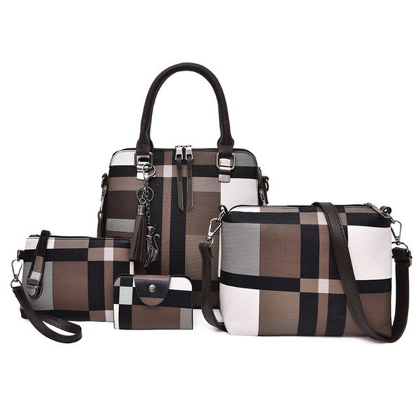 4pcs/set purse for women backpack girls, plaid handbags school bag primary elementary kids wallets designer phone bags crossbody191010
4pcs/set purse for women backpack girls, plaid handbags school bag primary elementary kids wallets designer phone bags crossbody191010
