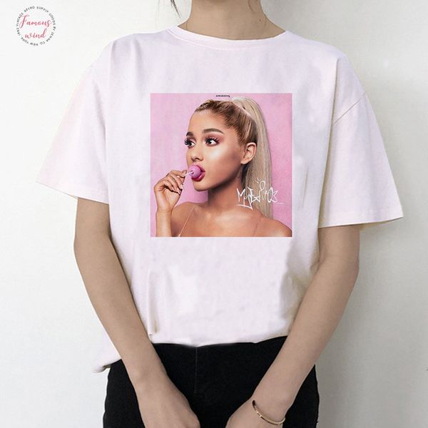 ariana grande t shirt women fashion harajuku hip hop short sleeve t shirt tee female, White
ariana grande t shirt women fashion harajuku hip hop short sleeve t shirt tee female, White