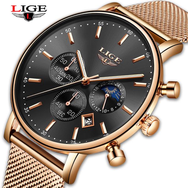 2019 brand lige new fashion luxury gold mesh band creative wristwatch casual watch quartz clock men watch relogio masculino, Slivery;brown
2019 brand lige new fashion luxury gold mesh band creative wristwatch casual watch quartz clock men watch relogio masculino, Slivery;brown