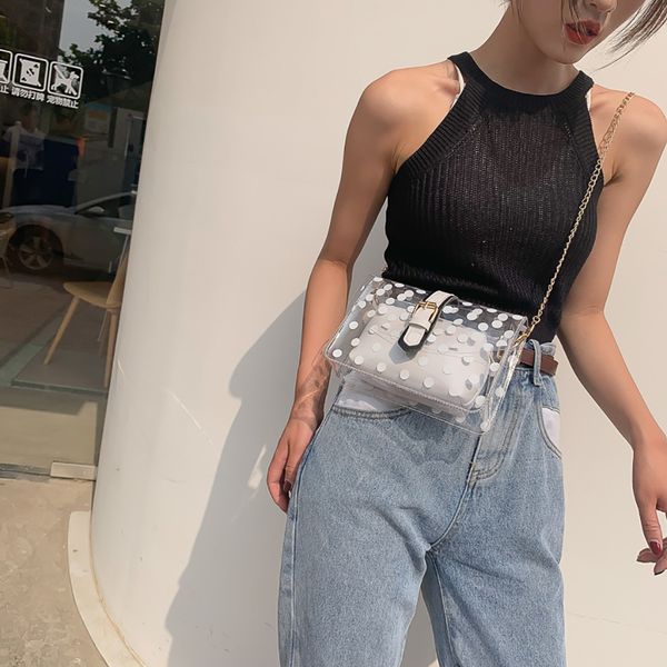 summer fashion 2019 casual women transparent versatile chain bag single shoulder small square shoulder simple bag
summer fashion 2019 casual women transparent versatile chain bag single shoulder small square shoulder simple bag