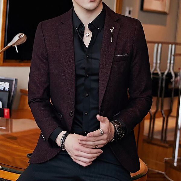 spring men's plaid blazer fashion business casual men's slim suit jacket large size casual banquet wedding party club dress 5xl, White;black
spring men's plaid blazer fashion business casual men's slim suit jacket large size casual banquet wedding party club dress 5xl, White;black