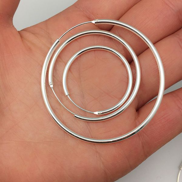 simple 925 sterling silver large circle earrings for women men round hoop earrings party jewelry gifts, Golden;silver
simple 925 sterling silver large circle earrings for women men round hoop earrings party jewelry gifts, Golden;silver