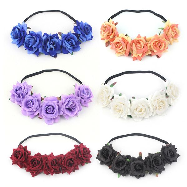 fashion bohemian bride rose flower wreath women girl headbands floral crown hairband headband wedding garland hair accessories
fashion bohemian bride rose flower wreath women girl headbands floral crown hairband headband wedding garland hair accessories