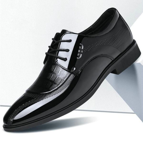 mens pointed toe dress shoes classic derbies new italian oxford shoes for men mens patent leather wedding a53-09, Black
mens pointed toe dress shoes classic derbies new italian oxford shoes for men mens patent leather wedding a53-09, Black