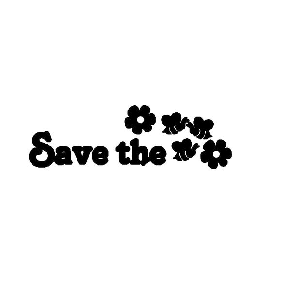 17.3*5.4cm save the bees with flowers fun window bumper vinyl decal sticker cute and interesting fashion sticker decals
17.3*5.4cm save the bees with flowers fun window bumper vinyl decal sticker cute and interesting fashion sticker decals