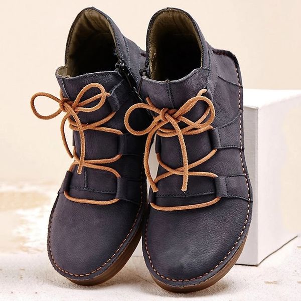 vogue new ankle boot lace-up casual shoes women side zipper soft bottom female short boots winter leather footwear botas girl, Black
vogue new ankle boot lace-up casual shoes women side zipper soft bottom female short boots winter leather footwear botas girl, Black