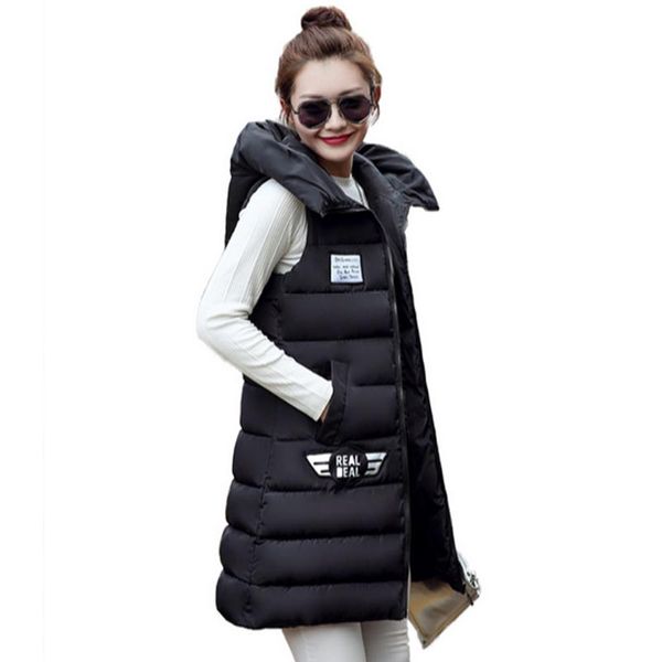 nwe 2017 autumn and winter lady vest women slim fashion cotton vest hooded thicker cotton warm long plus size coat female qh0261, Black;white
nwe 2017 autumn and winter lady vest women slim fashion cotton vest hooded thicker cotton warm long plus size coat female qh0261, Black;white