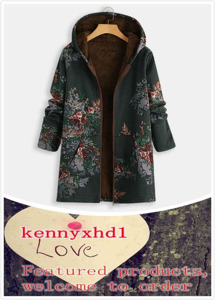 autumn and winter new large size women's cotton and linen printed coat hooded plus velvet warm long cotton jacket fashion, Black
autumn and winter new large size women's cotton and linen printed coat hooded plus velvet warm long cotton jacket fashion, Black