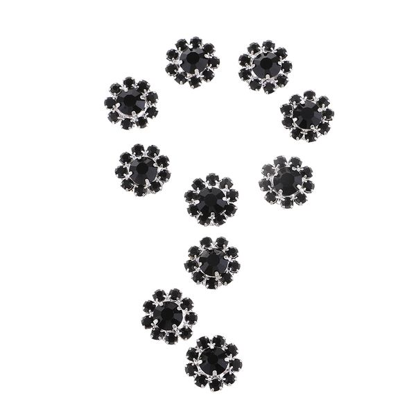 elegant flower charms clothes hair accessories women jewelry rhinestone button, Black
elegant flower charms clothes hair accessories women jewelry rhinestone button, Black