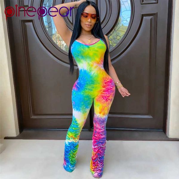 women's jumpsuits & rompers pinepear colourful print pleated leg ruched long jumpsuit women spaghetti strap backless party club outfits, Black;white
women's jumpsuits & rompers pinepear colourful print pleated leg ruched long jumpsuit women spaghetti strap backless party club outfits, Black;white