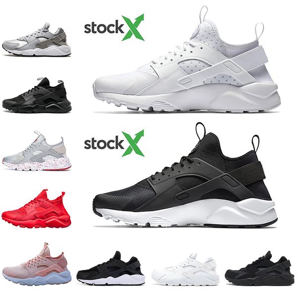 with socks huarache 4.0 1.0 men women running shoes stock x surface breathable triple black grey outdoor athletic jogging sports sneakers, White;red
with socks huarache 4.0 1.0 men women running shoes stock x surface breathable triple black grey outdoor athletic jogging sports sneakers, White;red