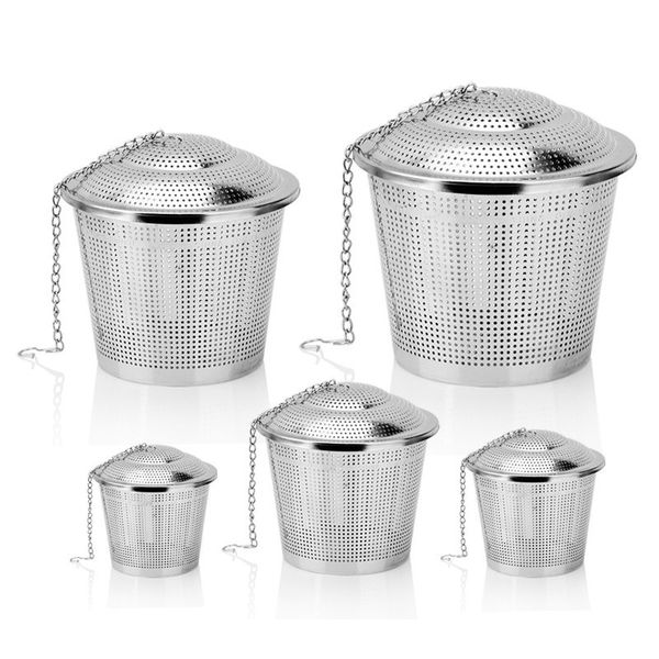 seasoning tea strainer basket with chain 304 stainless steel infuser pot soup stew mesh filter
seasoning tea strainer basket with chain 304 stainless steel infuser pot soup stew mesh filter