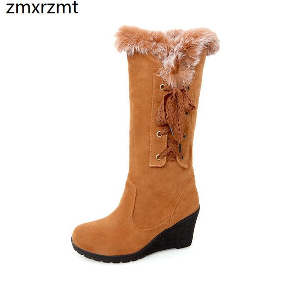 2019 women to keep warm in winter snow boots mid calf elegant slip round toe women shoes .5cm high heel party shoes, Black
2019 women to keep warm in winter snow boots mid calf elegant slip round toe women shoes .5cm high heel party shoes, Black