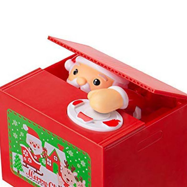 christmas coin bank stealing money cute santa claus penny piggy bank automatic coin grabing eating money saving box
christmas coin bank stealing money cute santa claus penny piggy bank automatic coin grabing eating money saving box