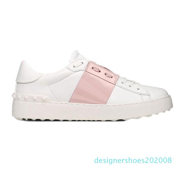 luxury designer shoes for men women rivet sliver black green pink stripe leather walking casual shoe size 36-46 d08
luxury designer shoes for men women rivet sliver black green pink stripe leather walking casual shoe size 36-46 d08