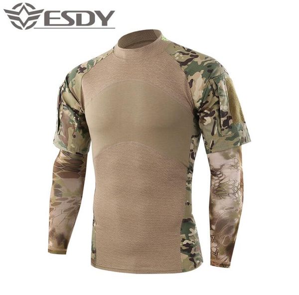 tactical frog t shirt + sleeve protector outdoors short camouflage cycling riding training climbing clothes, Gray;blue
tactical frog t shirt + sleeve protector outdoors short camouflage cycling riding training climbing clothes, Gray;blue