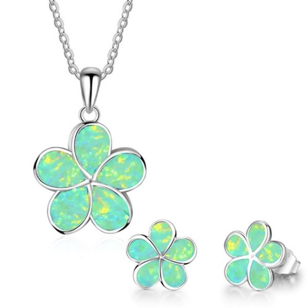 wholesale 10 pcs silver plated flower of life opalite opal pendant link chain necklace earrings fashion jewelry sets
wholesale 10 pcs silver plated flower of life opalite opal pendant link chain necklace earrings fashion jewelry sets