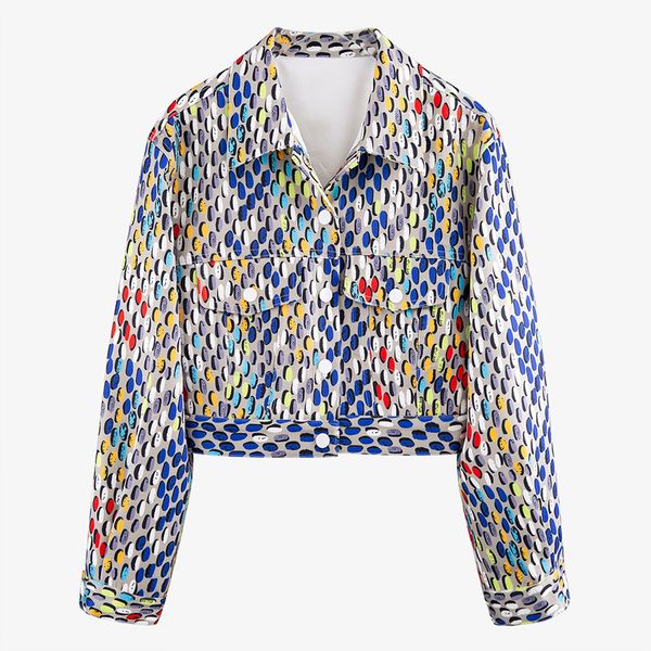 verdejuliay runway denim jacket women 2020 autumn spring winter long sleeve contrast color polka dot print fashion design top, Black;brown
verdejuliay runway denim jacket women 2020 autumn spring winter long sleeve contrast color polka dot print fashion design top, Black;brown