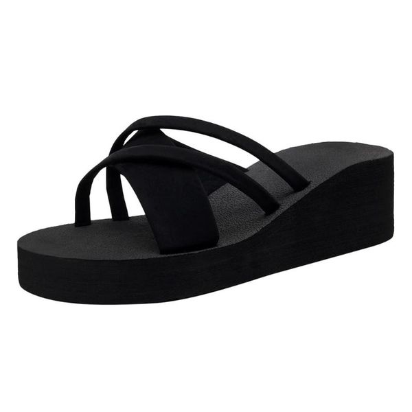 slippers sagace flip flops platform 2021 fashion non-slip wedges for women summer beach slipper chaussures femme, Black
slippers sagace flip flops platform 2021 fashion non-slip wedges for women summer beach slipper chaussures femme, Black
