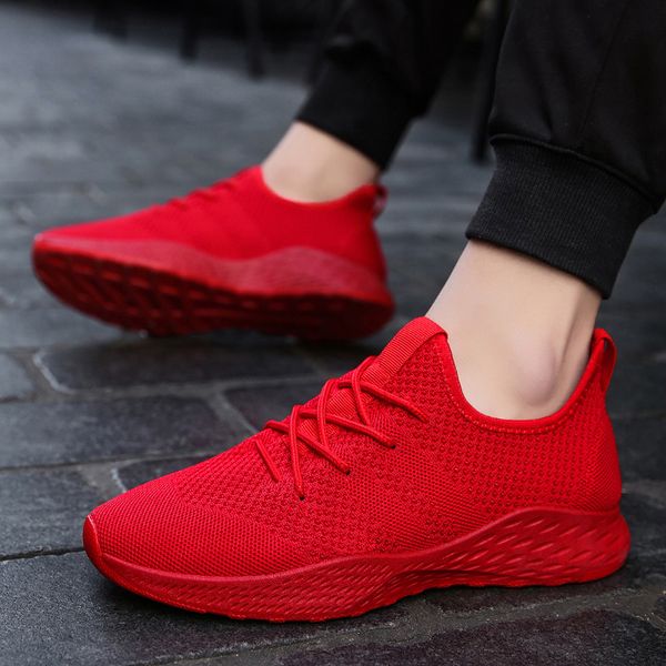 weweya ultra-light jogging running shoes for men 2019 cool trainers breathable mesh sport shoes slip-on red black white sneakers
weweya ultra-light jogging running shoes for men 2019 cool trainers breathable mesh sport shoes slip-on red black white sneakers