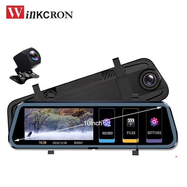 car dvr 10" ips 1080p stream media rearview mirror dvr dash cam auto video player car intelligent system 170 degree lens
car dvr 10" ips 1080p stream media rearview mirror dvr dash cam auto video player car intelligent system 170 degree lens