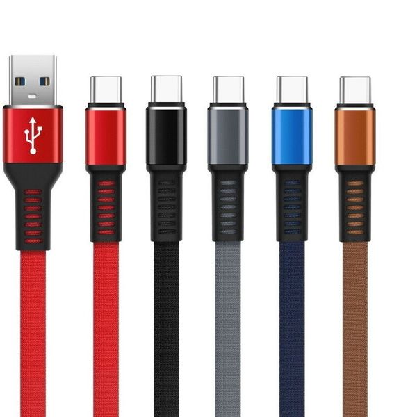 quick charging type c micro usb cable 1m 3ft flat noodle nylon fabric usb c cables for samsung s8 s10 s11 htc android phone
quick charging type c micro usb cable 1m 3ft flat noodle nylon fabric usb c cables for samsung s8 s10 s11 htc android phone